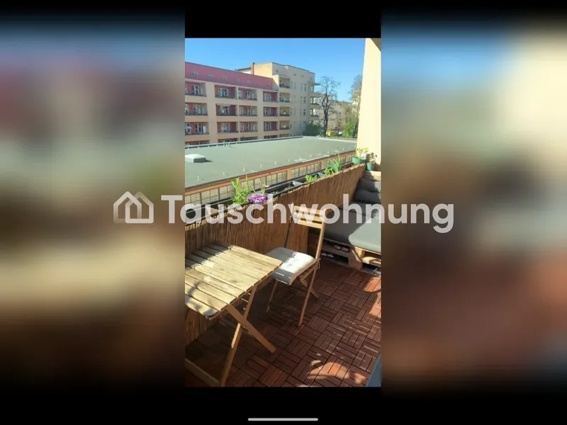 Tauschwohnung: 2 Zimmer-Wohnung in Pankow mit großem Balkon — photo 1